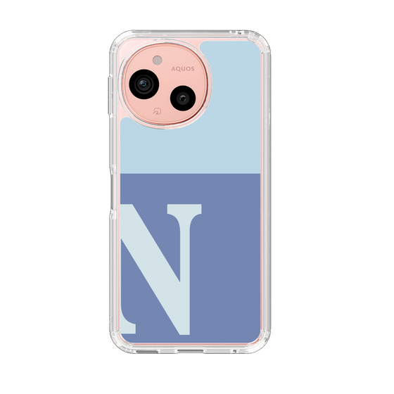 Slim Protection Case［ Original - initial two tone - N blue ］