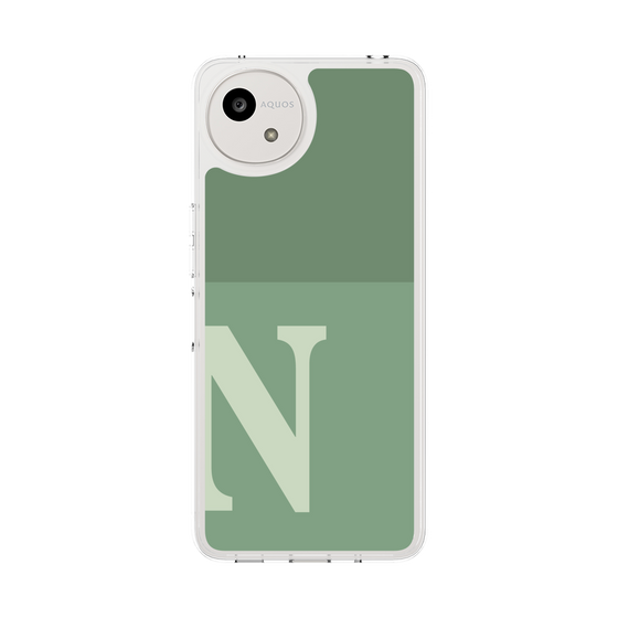 Slim Protection Case［ Original - initial two tone - N green ］