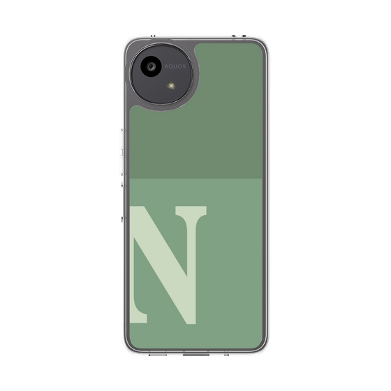 Slim Protection Case［ Original - initial two tone - N green ］