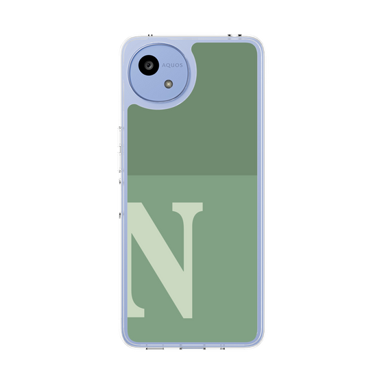 Slim Protection Case［ Original - initial two tone - N green ］