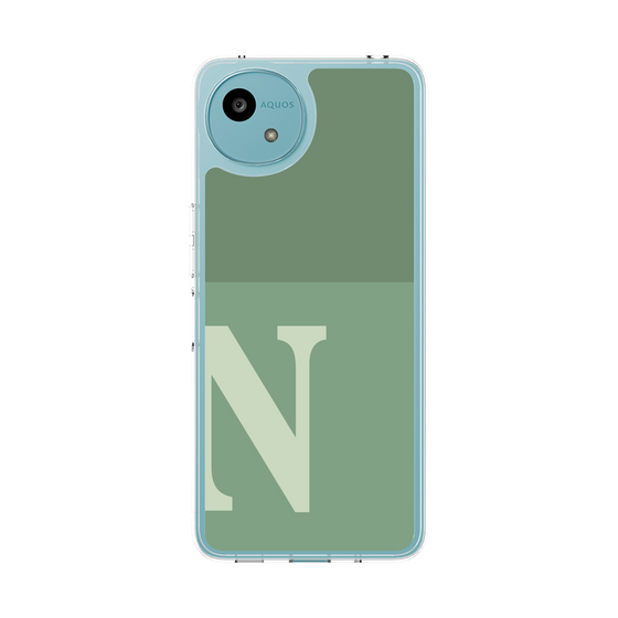 Slim Protection Case［ Original - initial two tone - N green ］