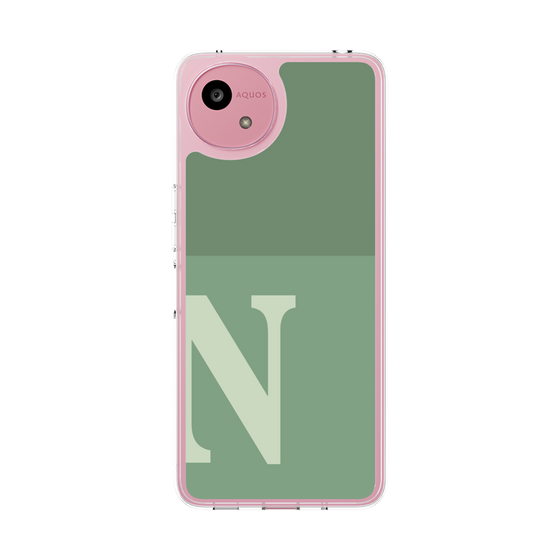 Slim Protection Case［ Original - initial two tone - N green ］