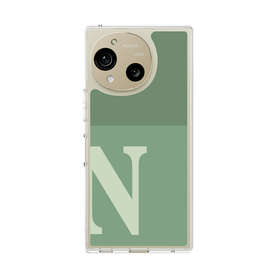 Slim Protection Case［ Original - initial two tone - N green ］