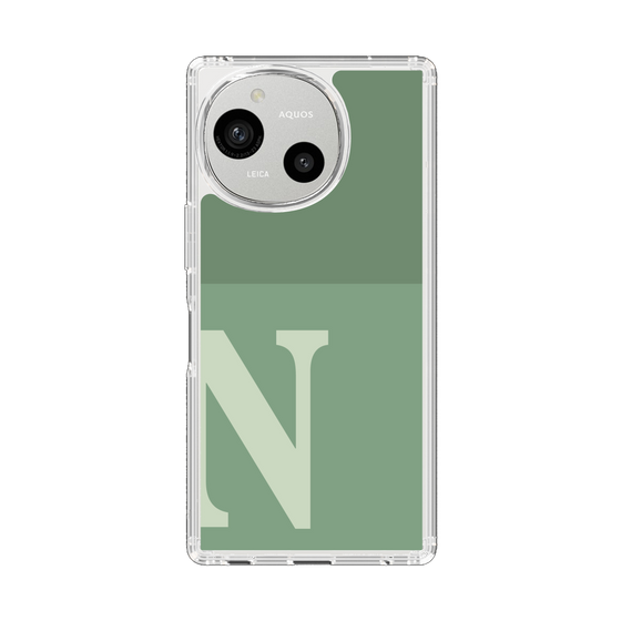 Slim Protection Case［ Original - initial two tone - N green ］
