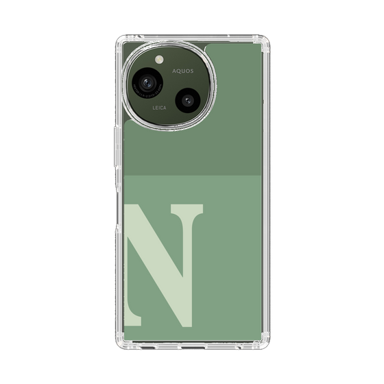 Slim Protection Case［ Original - initial two tone - N green ］