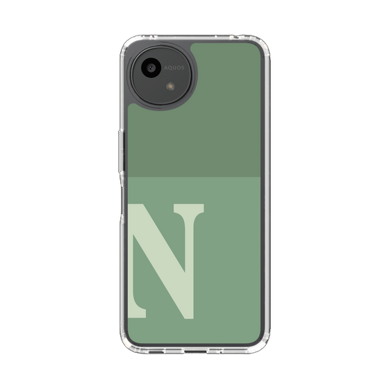 Slim Protection Case［ Original - initial two tone - N green ］