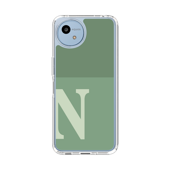 Slim Protection Case［ Original - initial two tone - N green ］