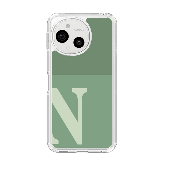 Slim Protection Case［ Original - initial two tone - N green ］