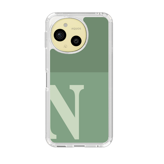 Slim Protection Case［ Original - initial two tone - N green ］