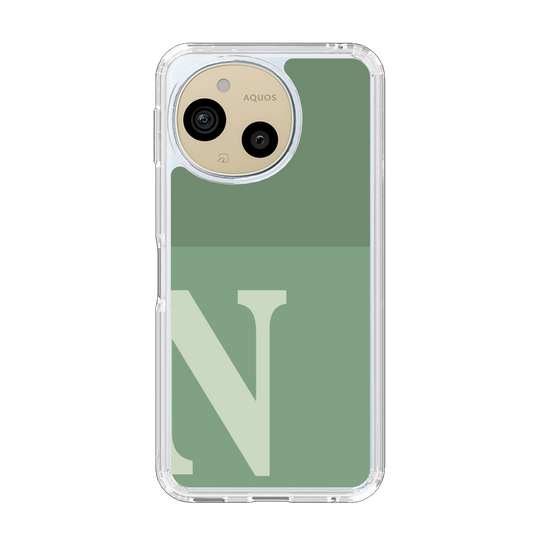 Slim Protection Case［ Original - initial two tone - N green ］