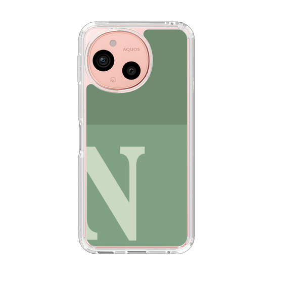 Slim Protection Case［ Original - initial two tone - N green ］