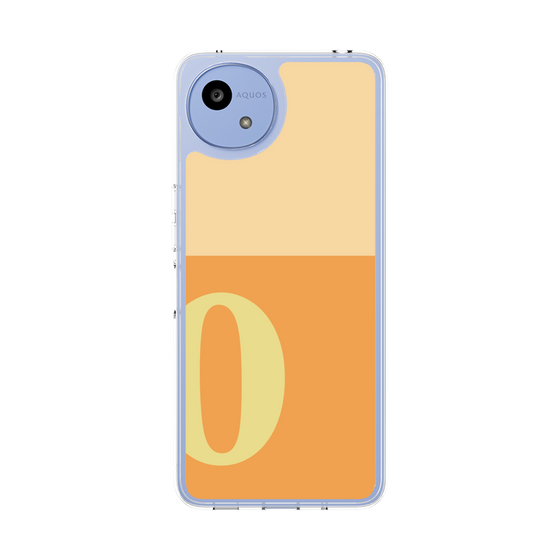 Slim Protection Case［ Original - initial two tone - O orange ］