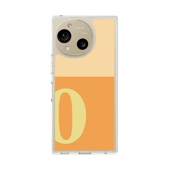 Slim Protection Case［ Original - initial two tone - O orange ］