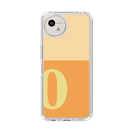 Slim Protection Case［ Original - initial two tone - O orange ］