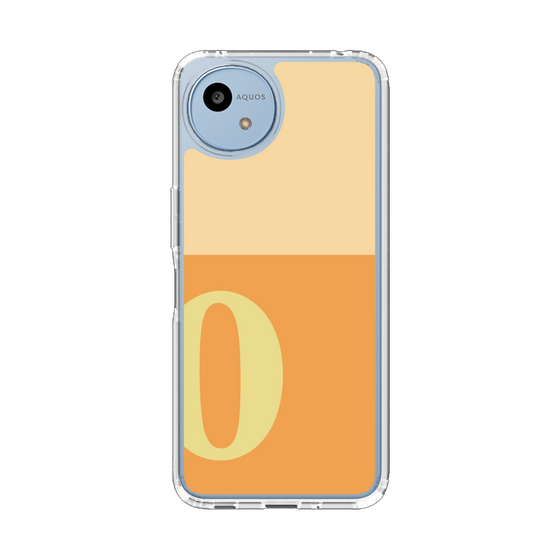Slim Protection Case［ Original - initial two tone - O orange ］