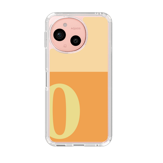Slim Protection Case［ Original - initial two tone - O orange ］