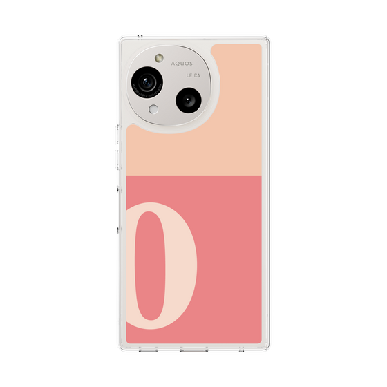 Slim Protection Case［ Original - initial two tone - O pink ］