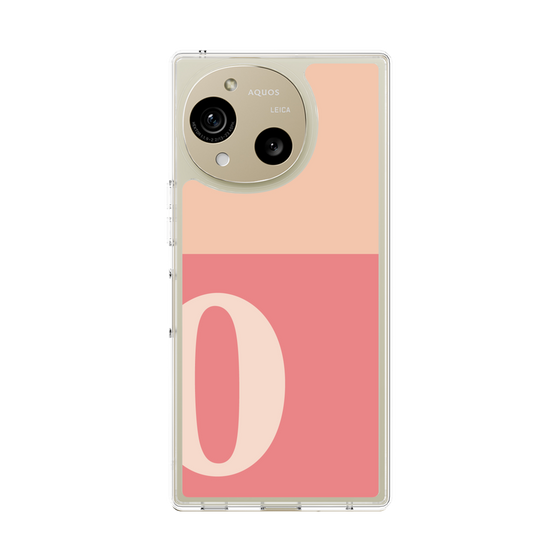 Slim Protection Case［ Original - initial two tone - O pink ］