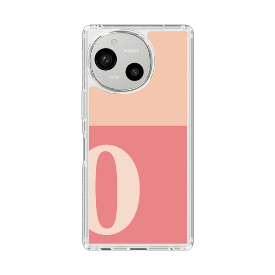Slim Protection Case［ Original - initial two tone - O pink ］