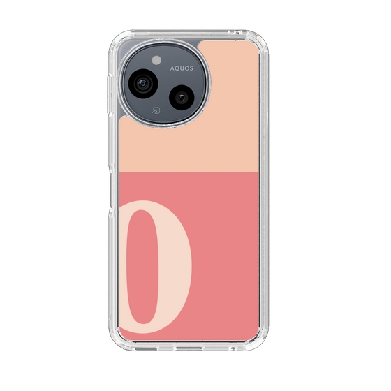 Slim Protection Case［ Original - initial two tone - O pink ］