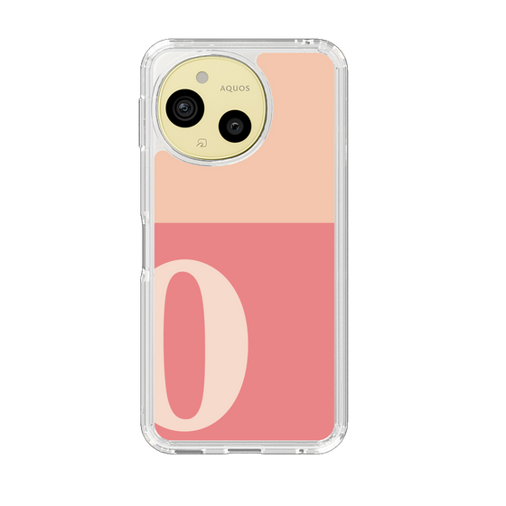 Slim Protection Case［ Original - initial two tone - O pink ］