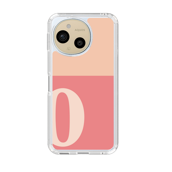 Slim Protection Case［ Original - initial two tone - O pink ］
