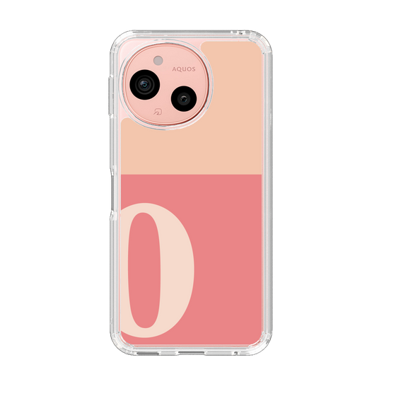 Slim Protection Case［ Original - initial two tone - O pink ］