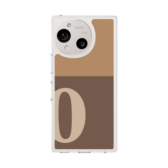 Slim Protection Case［ Original - initial two tone - O brown ］