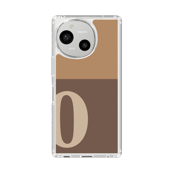 Slim Protection Case［ Original - initial two tone - O brown ］