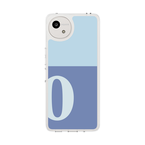 Slim Protection Case［ Original - initial two tone - O blue ］
