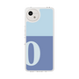 Slim Protection Case［ Original - initial two tone - O blue ］