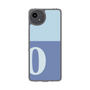 Slim Protection Case［ Original - initial two tone - O blue ］