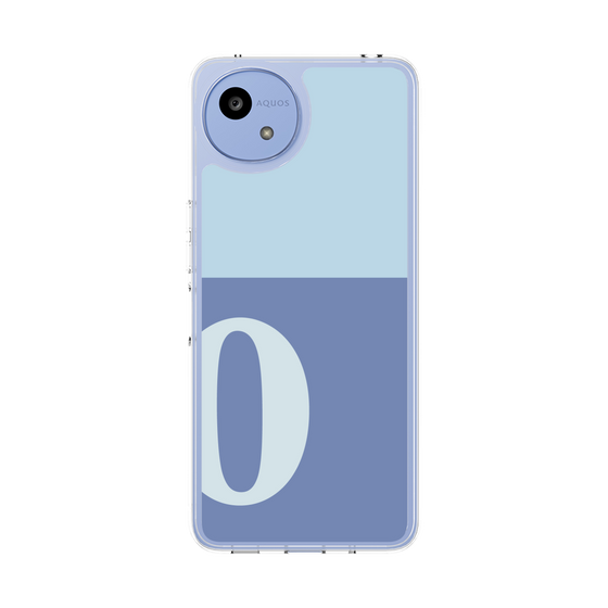 Slim Protection Case［ Original - initial two tone - O blue ］
