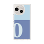 Slim Protection Case［ Original - initial two tone - O blue ］