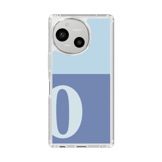 Slim Protection Case［ Original - initial two tone - O blue ］