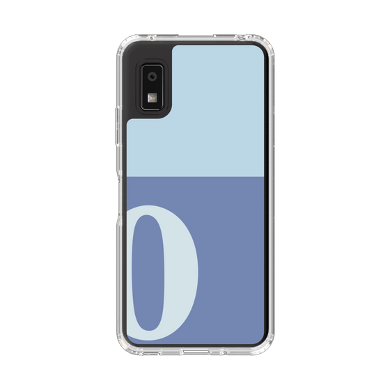 Slim Protection Case［ Original - initial two tone - O blue ］