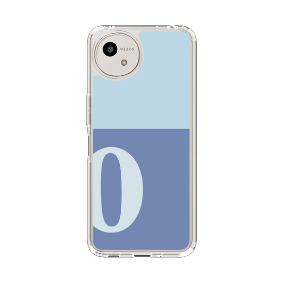 Slim Protection Case［ Original - initial two tone - O blue ］