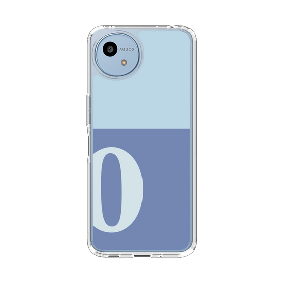 Slim Protection Case［ Original - initial two tone - O blue ］