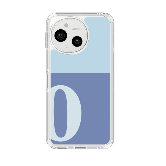 Slim Protection Case［ Original - initial two tone - O blue ］