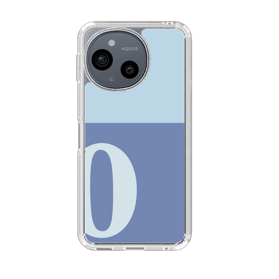 Slim Protection Case［ Original - initial two tone - O blue ］