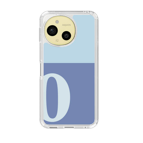 Slim Protection Case［ Original - initial two tone - O blue ］