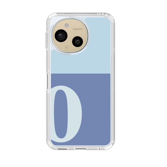Slim Protection Case［ Original - initial two tone - O blue ］