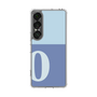 Slim Protection Case［ Original - initial two tone - O blue ］