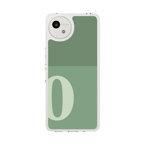 Slim Protection Case［ Original - initial two tone - O green ］
