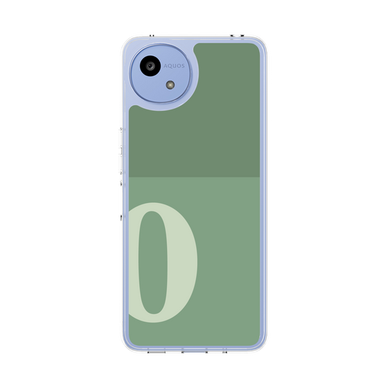 Slim Protection Case［ Original - initial two tone - O green ］