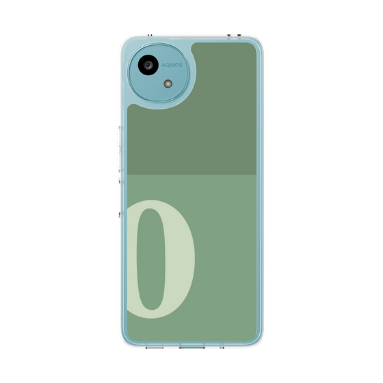 Slim Protection Case［ Original - initial two tone - O green ］