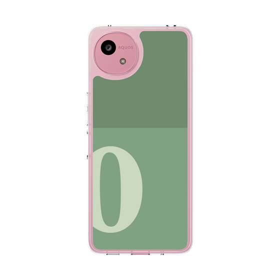 Slim Protection Case［ Original - initial two tone - O green ］