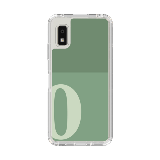 Slim Protection Case［ Original - initial two tone - O green ］