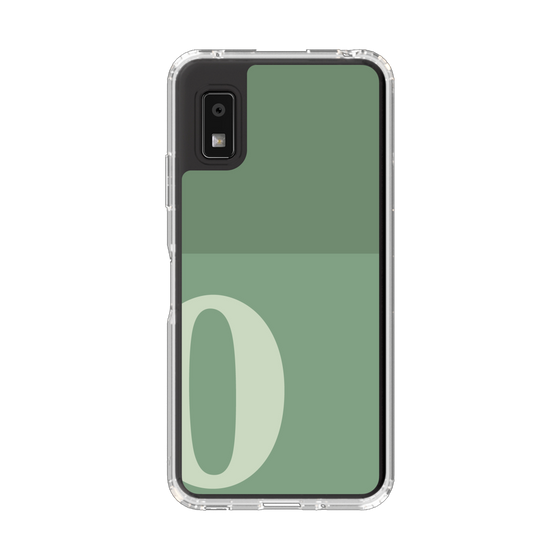 Slim Protection Case［ Original - initial two tone - O green ］