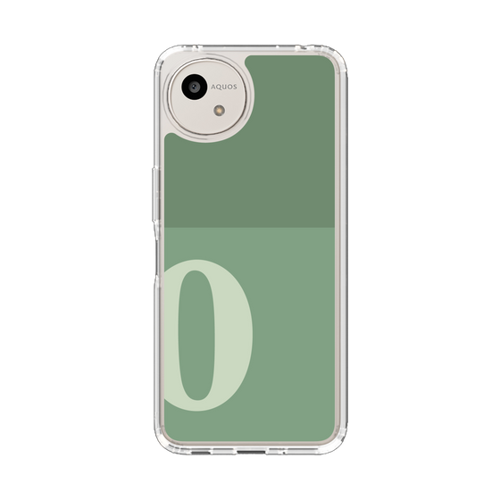 Slim Protection Case［ Original - initial two tone - O green ］